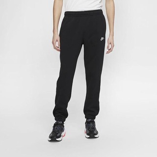 Pantaloni Nike Sportswear Club Fleece Barbati Negrii Albi | NTAY-49076